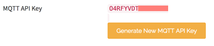MQTT API Key