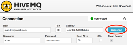 HIVEMQ Disconnect